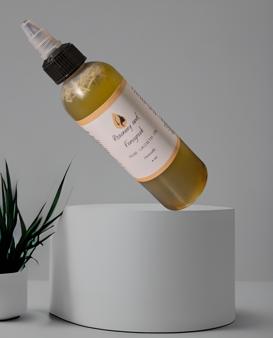 Rosemary and fenugreek hair growth oil
