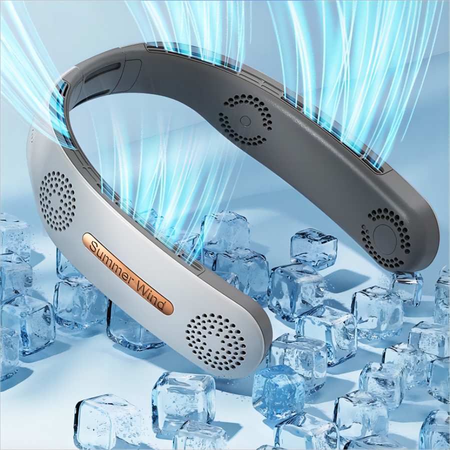 ChillFlow - Ventilateur cou portable pour la fraîcheur